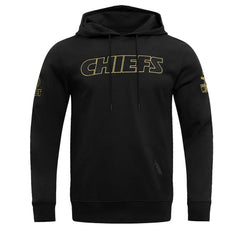 Kansas City Chiefs Pro Standard Classic Chenille Pullover Hoodie - Black on sale