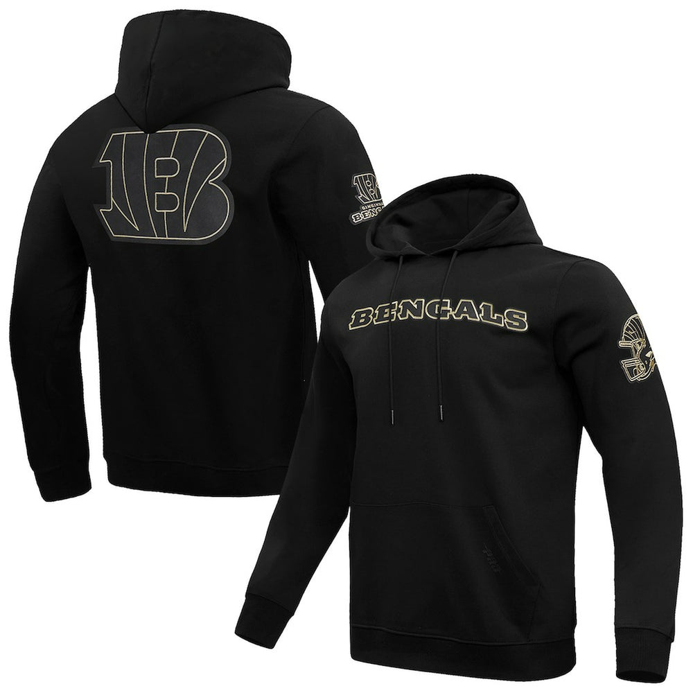 Cincinnati Bengals Pro Standard Classic Chenille Pullover Hoodie - Black outlet