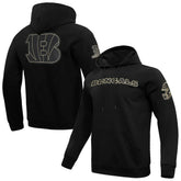 Cincinnati Bengals Pro Standard Classic Chenille Pullover Hoodie - Black outlet