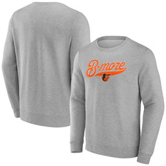 Baltimore Orioles B-More Pullover Sweatshirt Gray