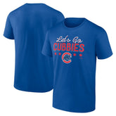 Chicago Cubs Let's Go Cubbies T-Shirt Royal