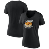 Chicago White Sox Women's Smothered Fries V-Neck T-Shirt Black