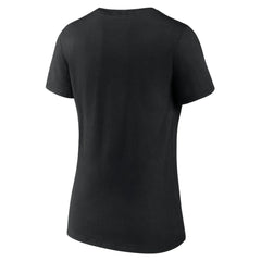 Chicago White Sox Women's Smothered Fries V-Neck T-Shirt Black