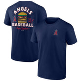 Los Angeles Angels Big A Burger T-Shirt Navy