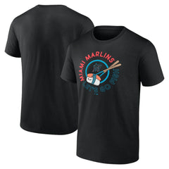 Miami Marlins Let's Go Fish T-Shirt Black