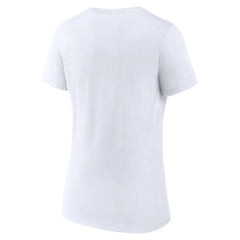 San Diego Padres Women's Palm Trees V-Neck T-Shirt White