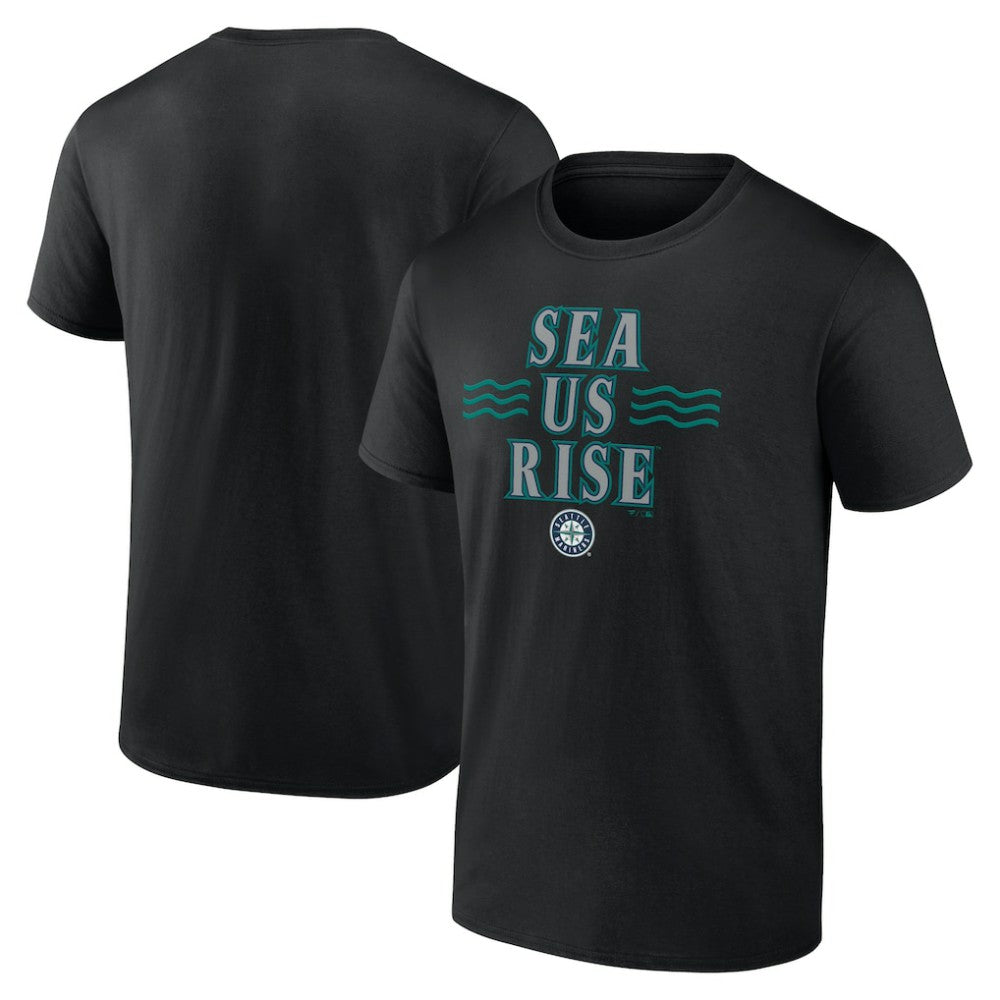 Seattle Mariners Sea Us Rise T-Shirt Black