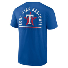 Texas Rangers Lone Star Baseball T-Shirt Royal