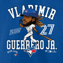 Vladimir Guerrero Jr. Toronto Blue Jays Caricature T-Shirt Royal