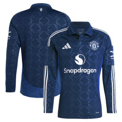 Manchester United 2024/25 Away Replica Long Sleeve Jersey - Navy online