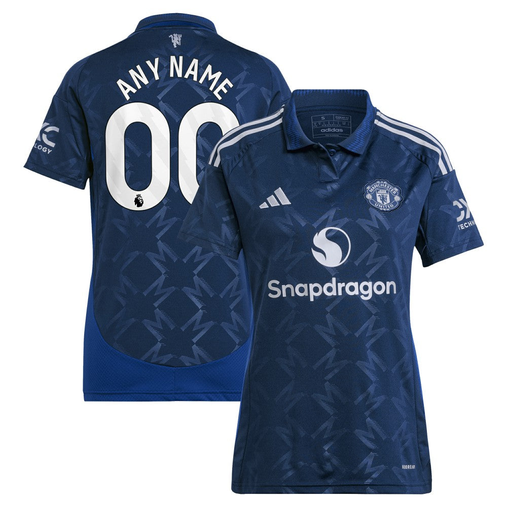 Manchester United Women's 2024/25 Away Replica Custom Jersey - Navy sale
