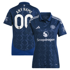 Manchester United Women's 2024/25 Away Replica Custom Jersey - Navy sale
