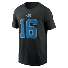 Jared Goff Detroit Lions Name & Number T-Shirt - Black discount