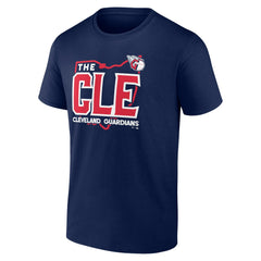 Cleveland Guardians The 216 T-Shirt Navy