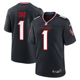 Houston Texans #1 Dad Game Jersey - Navy discount