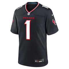 Houston Texans #1 Dad Game Jersey - Navy discount