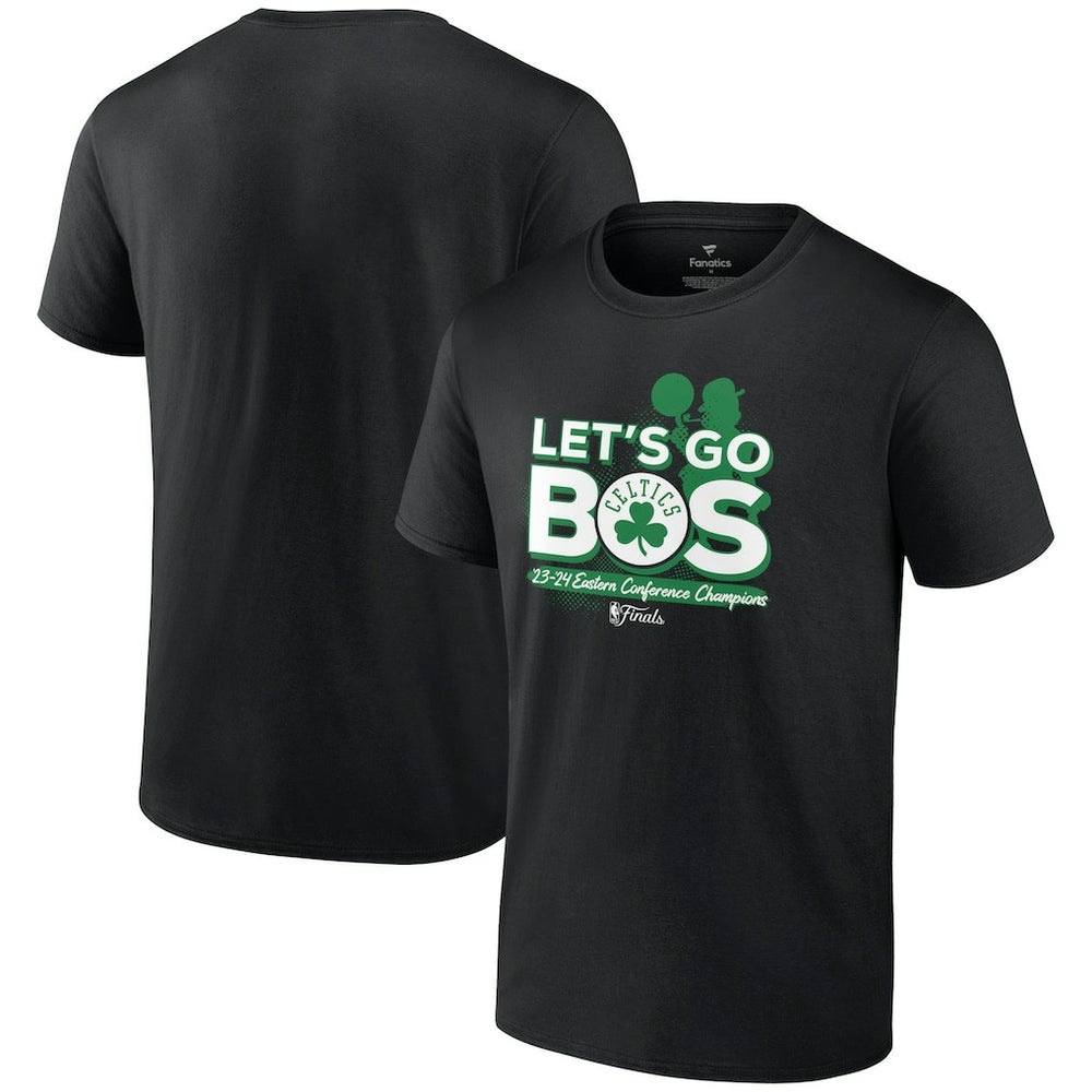 Boston Celtics 2024 Eastern Conference Champions Layup Drill T-Shirt - Black for sale