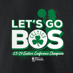 Boston Celtics 2024 Eastern Conference Champions Layup Drill T-Shirt - Black for sale