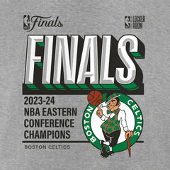 Boston Celtics 2024 Eastern Conference Champions Locker Room Post Up Move T-Shirt - Steel for sale