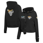 Jacksonville Jaguars Pro Standard Women's Split Logo Full-Zip Hoodie - Black on sale