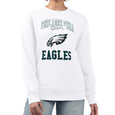 Philadelphia Eagles G-III 4Her by Carl Banks Women's Team Logo Graphic Tri-Blend Pullover Sweatshirt - White for sale