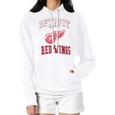 Detroit Red Wings G-III 4Her by Carl Banks Women's Team Logo Tri-Blend Fleece Pullover Hoodie - White Hoodies
