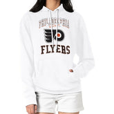 Philadelphia Flyers G-III 4Her by Carl Banks Women's Team Logo Tri-Blend Fleece Pullover Hoodie - White Hoodies