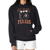 Philadelphia Flyers G-III 4Her by Carl Banks Women's Team Logo Tri-Blend Fleece Pullover Hoodie - Black Hoodies