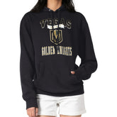 Vegas Golden Knights G-III 4Her by Carl Banks Women's Team Logo Tri-Blend Fleece Pullover Hoodie - Black Hoodies