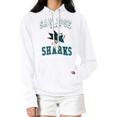 San Jose Sharks G-III 4Her by Carl Banks Women's Team Logo Tri-Blend Fleece Pullover Hoodie - White Hoodies