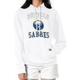 Buffalo Sabres G-III 4Her by Carl Banks Women's Team Logo Tri-Blend Fleece Pullover Hoodie - White Hoodies