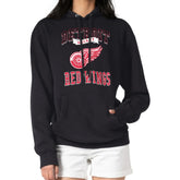 Detroit Red Wings G-III 4Her by Carl Banks Women's Team Logo Tri-Blend Fleece Pullover Hoodie - Black Hoodies