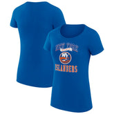New York Islanders G-III 4Her by Carl Banks Women's Super-Slim Fit Lightweight Team Logo Graphic T-Shirt - Royal T-shirts
