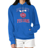 Detroit Pistons G-III 4Her by Carl Banks Women's Graphic Fleece Pullover Hoodie sale - Blue on sale