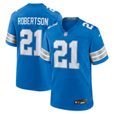 Amik Robertson Detroit Lions Game Jersey - Blue online
