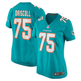 Jack Driscoll Miami Dolphins Women's Team Game Jersey - Aqua on sale