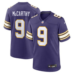 J.J. McCarthy Minnesota Vikings 2nd Alternate Player Game Jersey - Purple outlet