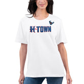 Houston Texans G-III 4Her by Carl Banks Women's Super-Slim Fit Lightweight H-Town T-Shirt - White sale