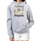 Pittsburgh Penguins G-III 4Her by Carl Banks Women's Collage Team Graphic Tri-Blend Fleece Pullover Hoodie - Heather Gray Hoodies