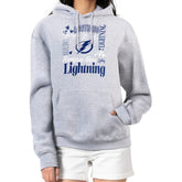 Tampa Bay Lightning G-III 4Her by Carl Banks Women's Collage Team Graphic Tri-Blend Fleece Pullover Hoodie - Heather Gray Hoodies