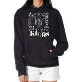 Los Angeles Kings G-III 4Her by Carl Banks Women's Collage Team Graphic Tri-Blend Fleece Pullover Hoodie - Black Hoodies