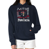Florida Panthers G-III 4Her by Carl Banks Women's Collage Team Graphic Tri-Blend Fleece Pullover Hoodie - Navy Hoodies