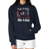 Columbus Blue Jackets G-III 4Her by Carl Banks Women's Collage Team Graphic Tri-Blend Fleece Pullover Hoodie - Navy Hoodies