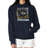 Nashville Predators G-III 4Her by Carl Banks Women's Collage Team Graphic Tri-Blend Fleece Pullover Hoodie - Navy Hoodies