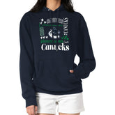 Vancouver Canucks G-III 4Her by Carl Banks Women's Collage Team Graphic Tri-Blend Fleece Pullover Hoodie - Navy Hoodies