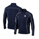 New York Yankees Cooperstown Collection Omni-Wick Shotgun Quarter-Zip Top Navy