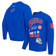 Buffalo Bills Pro Standard Turn It Up Drop Shoulder Pullover Sweatshirt - Royal for sale