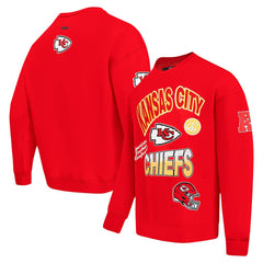 Kansas City Chiefs Pro Standard Turn It Up Drop Shoulder Pullover Sweatshirt - Red online