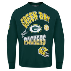 Green Bay Packers Pro Standard Turn It Up Drop Shoulder Pullover Sweatshirt - Green online