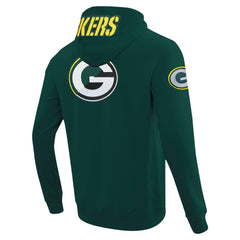 Green Bay Packers Pro Standard Split Logo Double Knit Full-Zip Hoodie - Green cheap